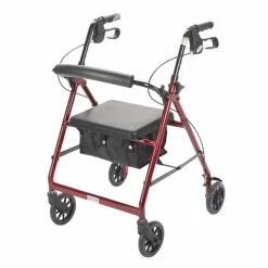Drive Aluminum Rollator With Fold-Up, Removable Backrest