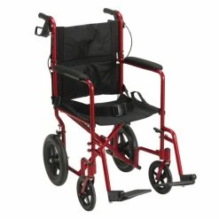 Drive Lightweight Expedition Folding Wheelchair - Aluminum Transport Chair