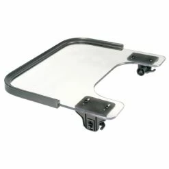 Clear Tray With Tube Lock Clamps And PVC Rim