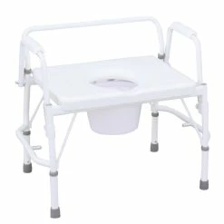 Tuffcare Drop Arm All In One Bariatric Commode