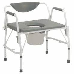 Drive Bariatric Drop-Arm Commode
