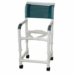 Adjustable Height Rolling Shower Chair