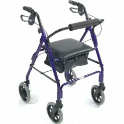 Days Lightweight Aluminium Rollator, Blue