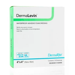 DermaLevin Waterproof Adhesive Foam Wound Dressing