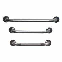Institutional Steel Knurled Grab Bar