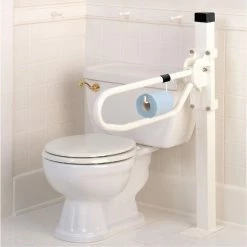 Toilet Hinged Arm Support