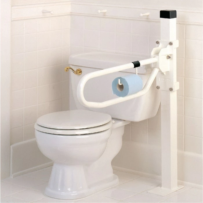 Toilet Hinged Arm Support